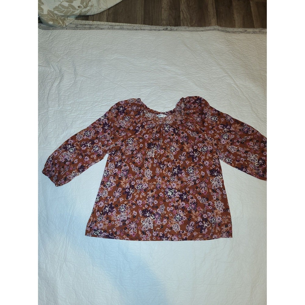XL Sonoma floral blouse
